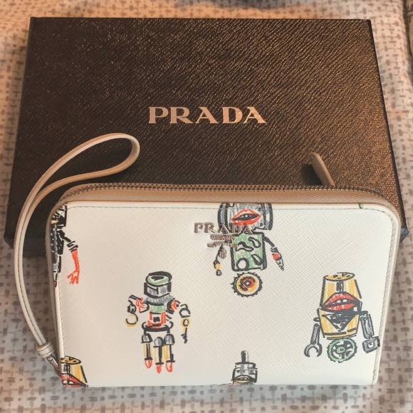 Prada robot cell wallet wristlet - Picture 1 of 5